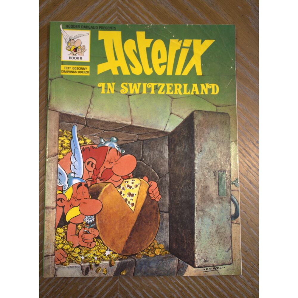 Asterix in Switzerland Book 8 Goscinny & Uderzo 1993 Vintage English Comic